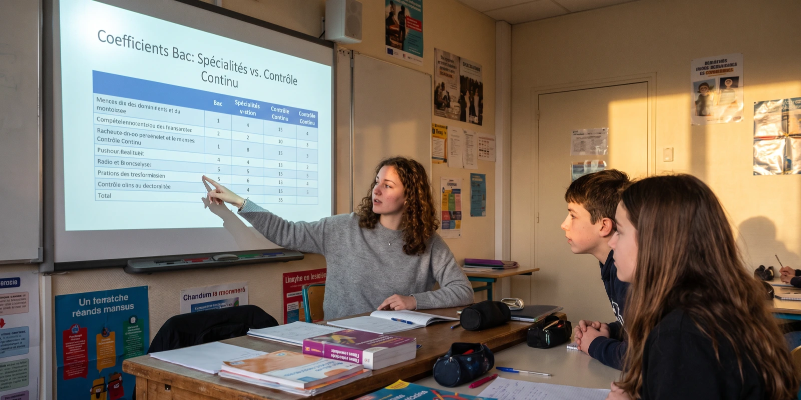 Coefficients du Bac Maths-SVT : calcul de moyenne